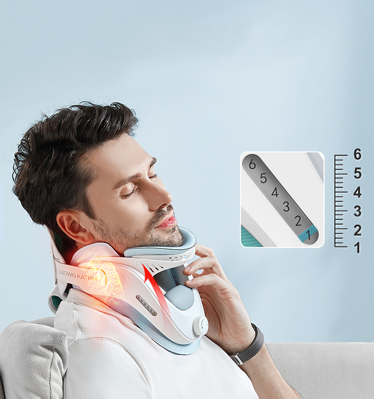 Rehabilitation Treatment Or Home Care Safe And Comfortable Adjustable Cervical Vertebra Traction Device Soft Neck Brace